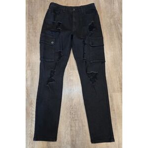 Fashion Nova Women's Black‎ Cargo Pants Size 13